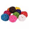 Rattan Cat Toy Bell Ball - Scratch-Resistant, Bite-Resistant, Self-Entertainment Teasing Stick for Cats.