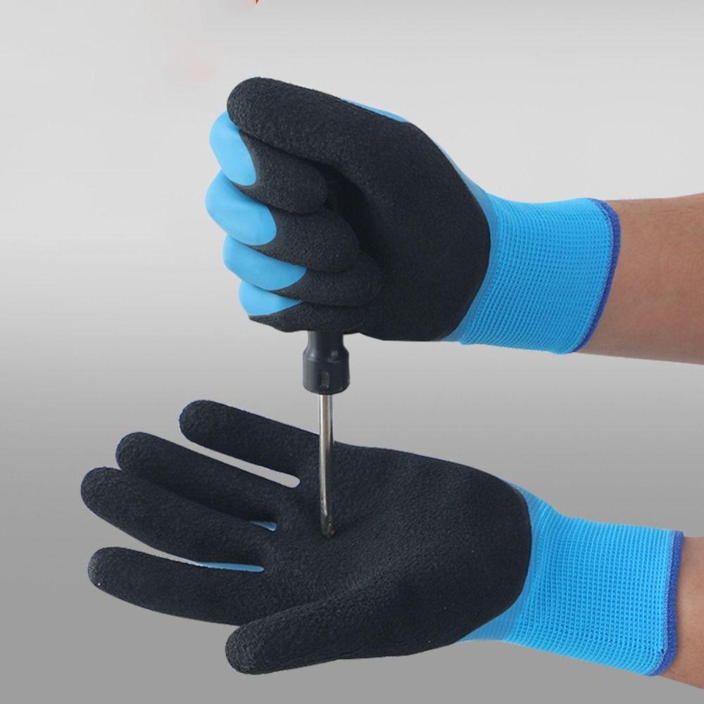 

High Elasticity Electrician Insulating Gloves Double-sided Isolate Gloves Electrical Equipment синій