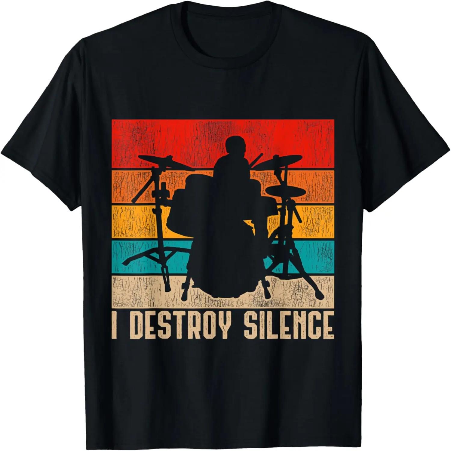 Funny Capybara Wearing Sunglasses Playing Drums Drummers T-Shirt S