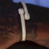 Zircon Gold & Silver Hip Hop Bracelet - Unisex European & American Trend