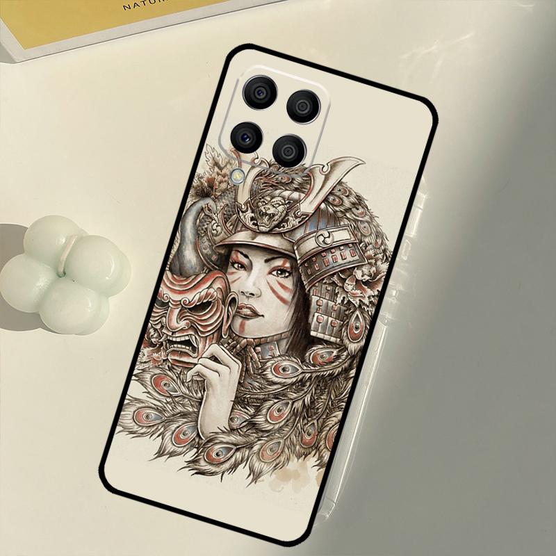 Anime Girl Samurai For Samsung Galaxy M31 M16 M11 M21 M13 M33 M35 M53 M55 M15 M14 M34 M54 M12 M32 M52 M06 Case