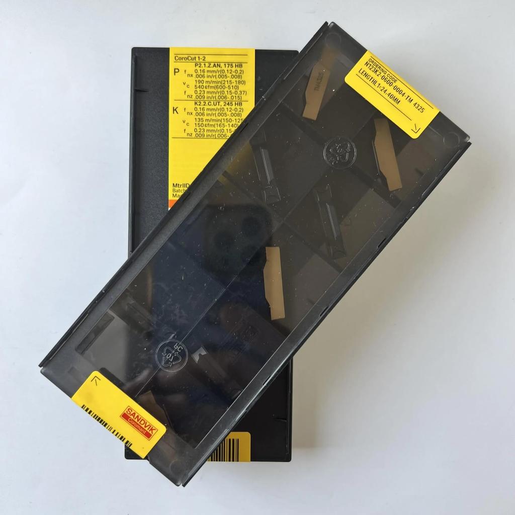 Original Sandvik / N123K2-0600-0004-TM 4325 /CNC CARBIDE tool blade 10 Pcs