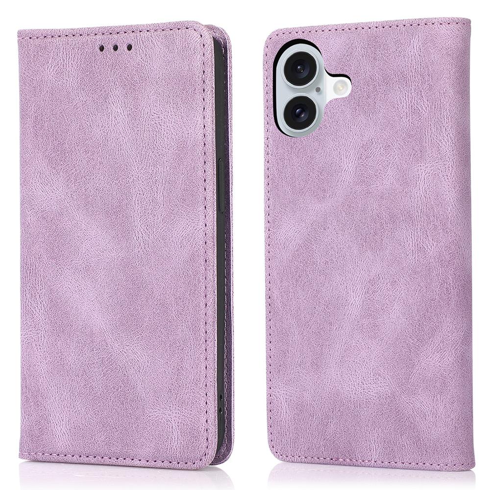 For iPhone 16 Case Wallet Magnetic Closing Leather Flip Phone Cover
