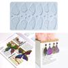 Butterfly Wing Shaped Pendant Molds Keychain Mold with Hole Clay Mould Jewelry Tool Silicone Material Hand-Making Supply