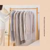 4Pcs Transparent Hanging Clothes Dust Cover Zippered Garment Bags Suit Coat Dress Waterproof Dustproof Wardrobe Storage