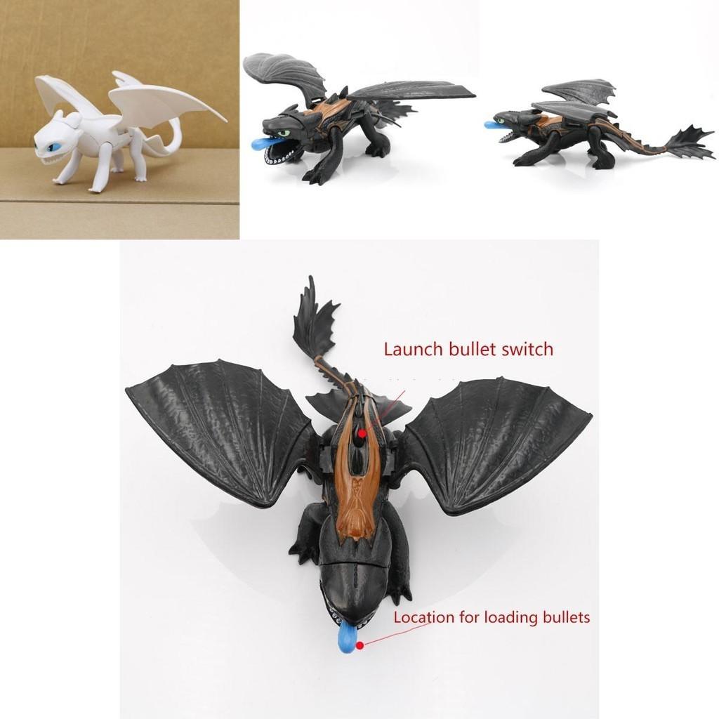 Figurki akcji Jeźdźca Smoka Nocna Furia i Jasna Furia