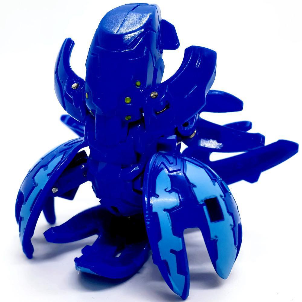 

Осьминог-бегемот, деформированное яйцо 3,6 см, игровая игрушка Hyper Dragonoid Battle синий