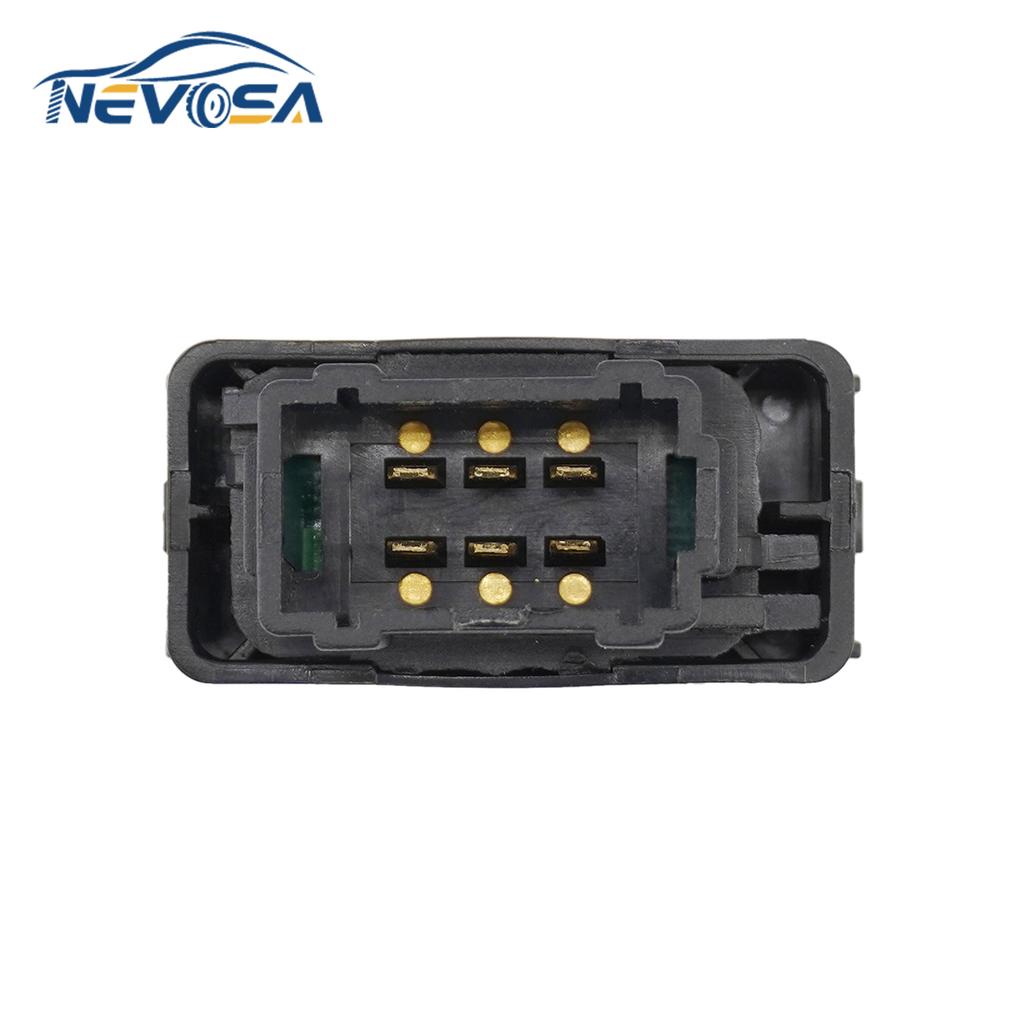 NEVOSA 6490.E2 Car Power Window Switch Single Button For Peugeot 207 SW Van CC Partner Citroen C3 Picasso Berlingo 6490E2 6554QP