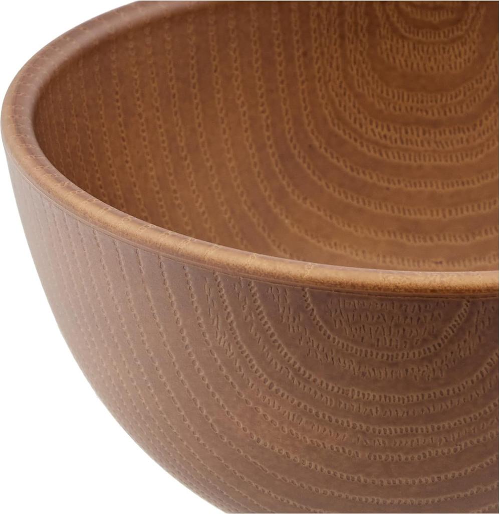 Bulk Sale Set of Showa NH home isso ecco Soup Cereal Salad Wood Grain Clean Microwave and Dishwasher Made in Ideal for Outdoor and Disaster
