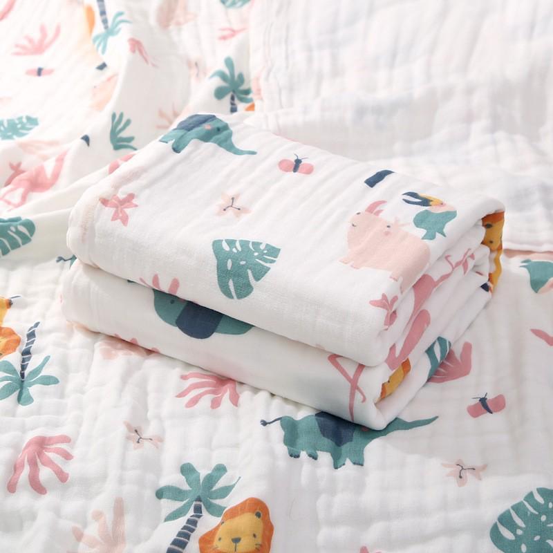 Newborn Cotton Swaddle: Six-Layer Baby Gauze Bath Towel & Quilt