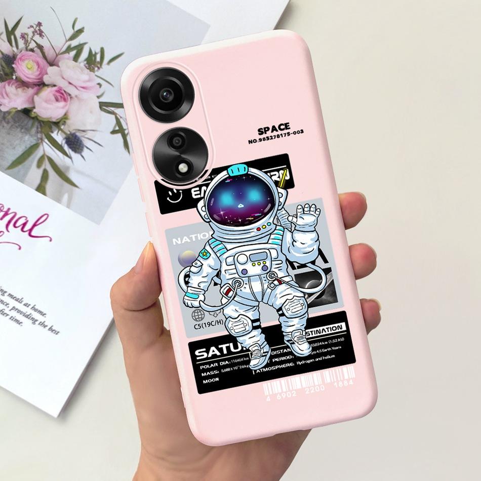 For OPPO A78 Case Oppo A78 4G CPH2565 Cute Fashion Candy Color Soft Silicone TPU Phone Back Cover For OppoA78 A 78 4G 2023