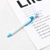 Clicks Type 0.7mm Medium Point Ball Pen Ballpoint Pen Smooth Writing Plastic Oil Pen Office School Students Writing Gift