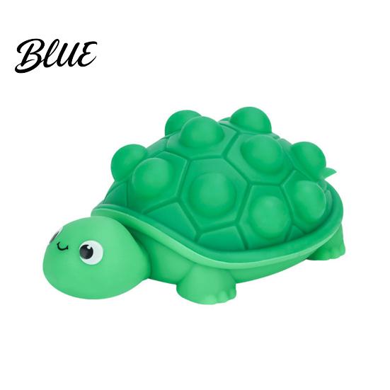 Turtle Fidget Toy Bubble Shell Stress Ball Silicone Relieving Tortoise Squeeze Sensory Animal Shape Hand Therapy Exercise