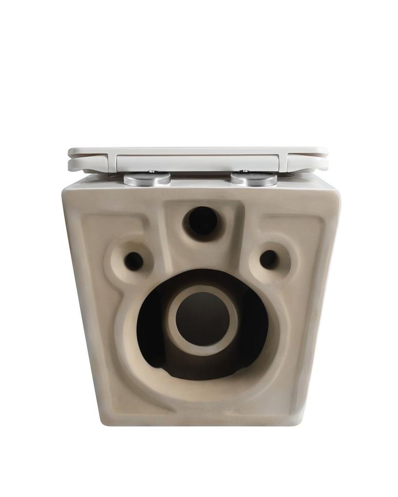 Wall-hung toilet bowl vortico 53.5 CM tornado with W/O seat white