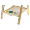 Wooden Double-Sided Magnetic Chalk Board with Inscription Marker and Abacus