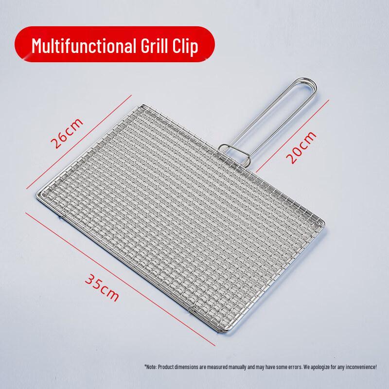 ZISIZ Stainless Steel Fish Grilling Clamp