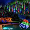 50/30cm EU Plug Led Light Outdoor Meteor Shower Rain Lights Garden Decor Outdoor Street Garland New Year Christmas Decoration
