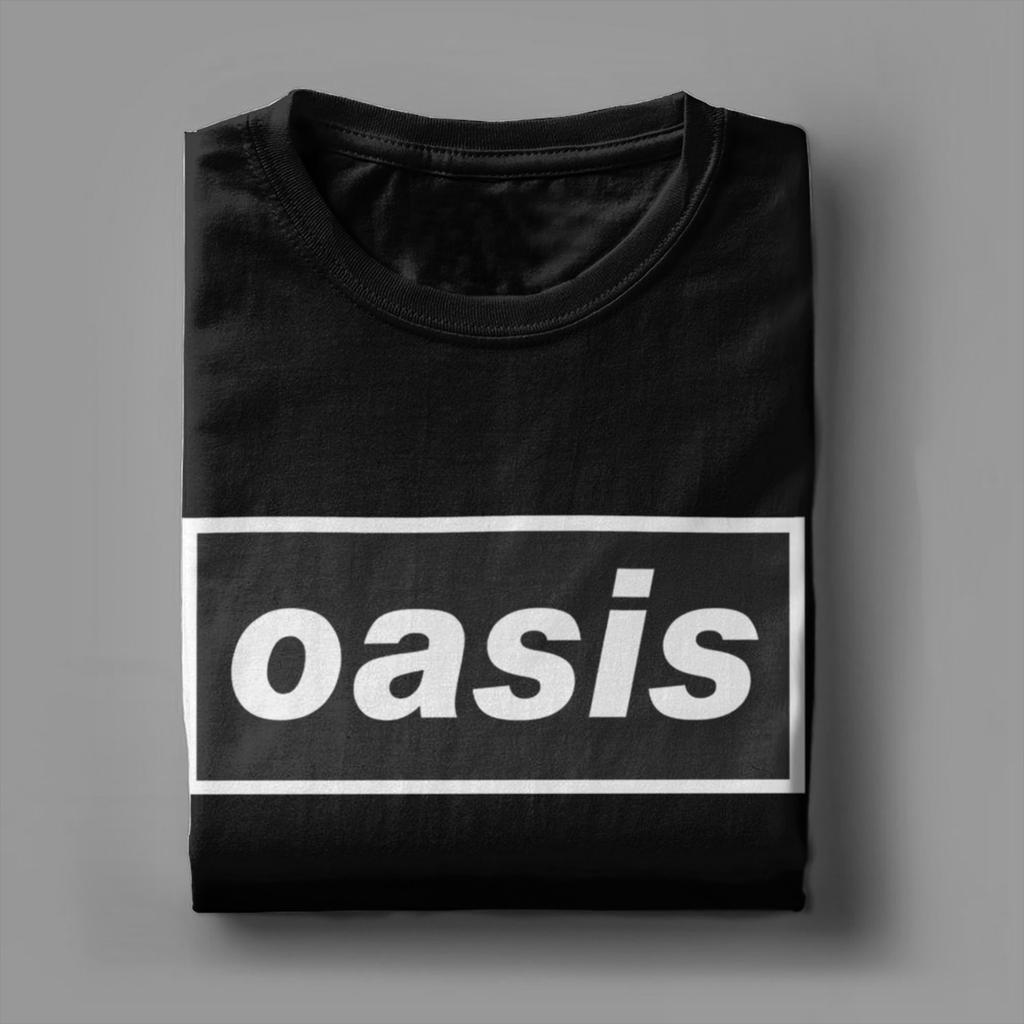 Oasi Live 25 Rock Band Tee Shirt for Men Women New Arrival T Shirts Vintage 90s Hip Hop 100% Cotton Clothing