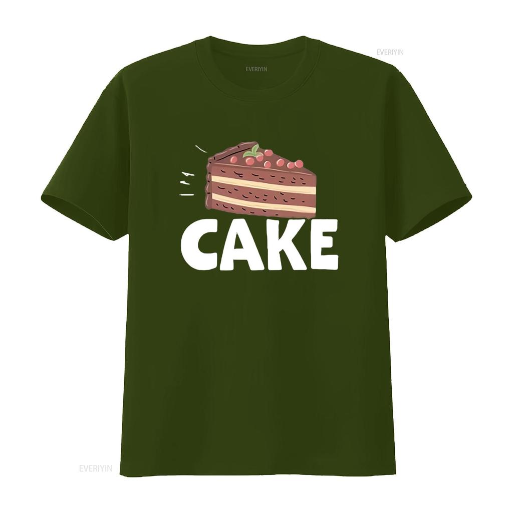 HERE FOR JUST THE CAKE Lover Women s T Shirt  Comfortable and Fashionable with Unique Print Design vintage Washed