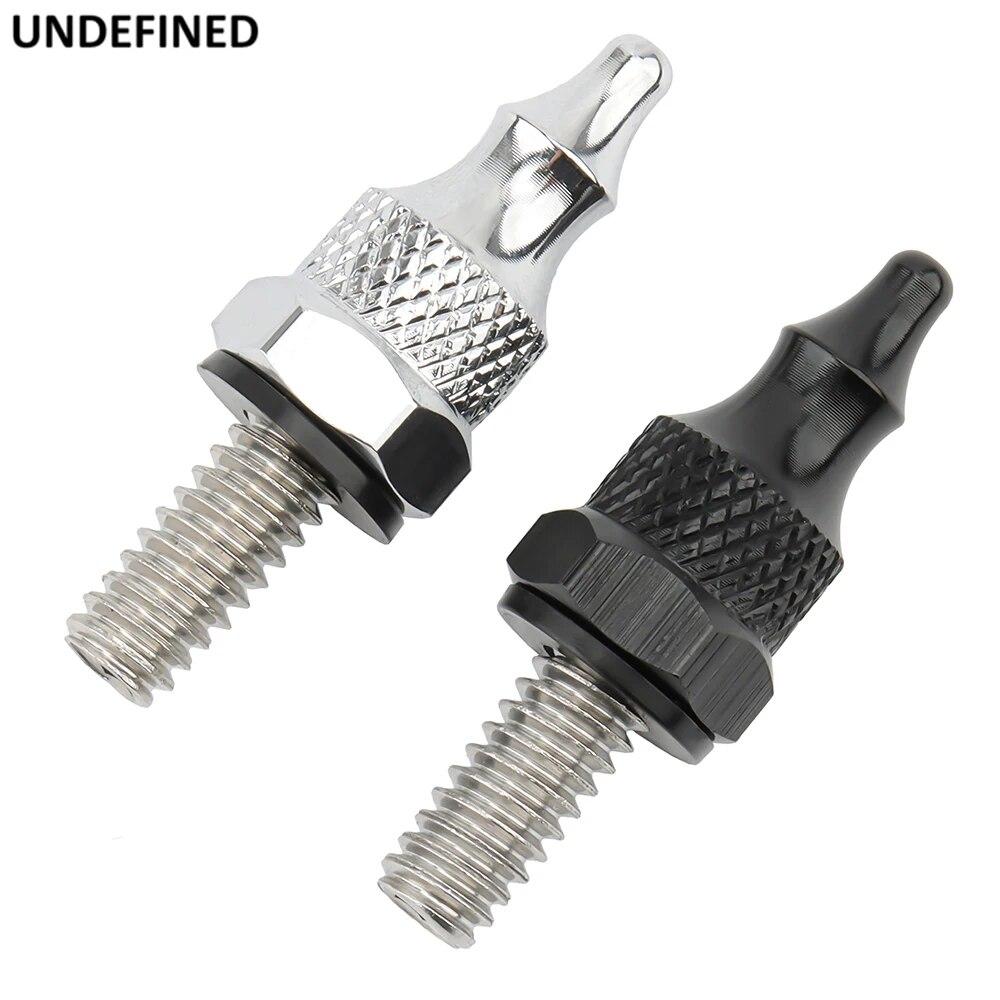 Motorcycle Seat Bolts 1/4-20 Thread Spike Screws for Harley Touring Road king Street Glide Sportster 883 Dyna Street Bob Softail