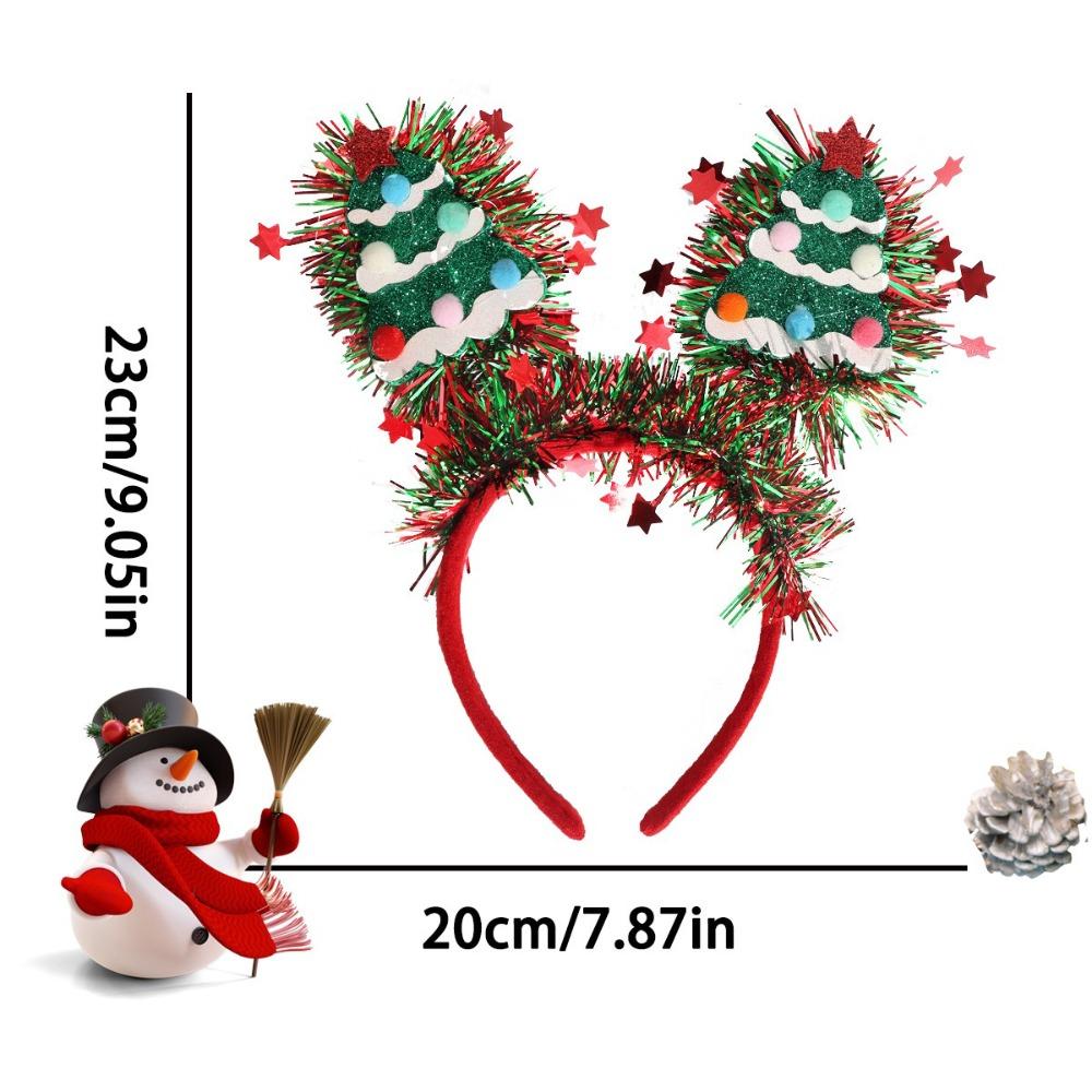 Santa Claus Pattern Christmas Headbands Christmas Party Headbands  New Year Celebration