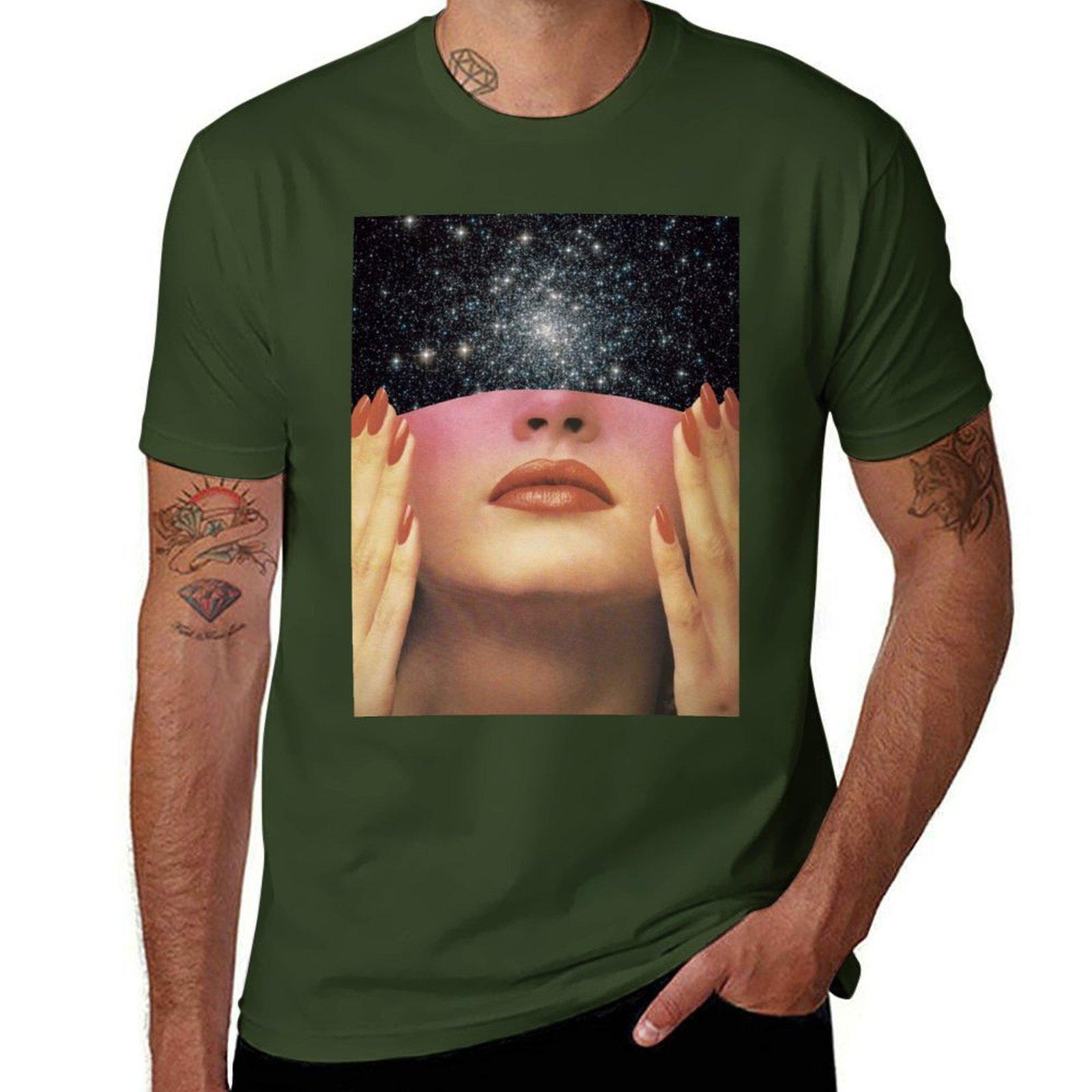 

cover up Tshirt hippie clothes blacks mens cotton t shirts 4XL