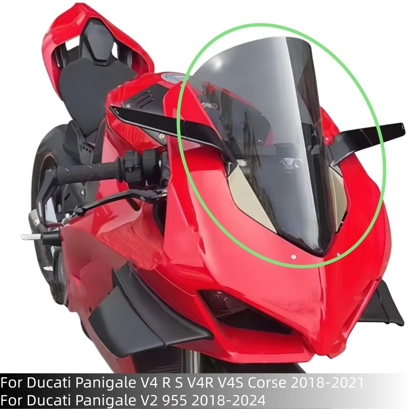 Motorcycle Windshield Front Windshield Front Fairing Deflector for Ducati Panigale V2 955 V4 R S V4R 998 V4S 2018-2024