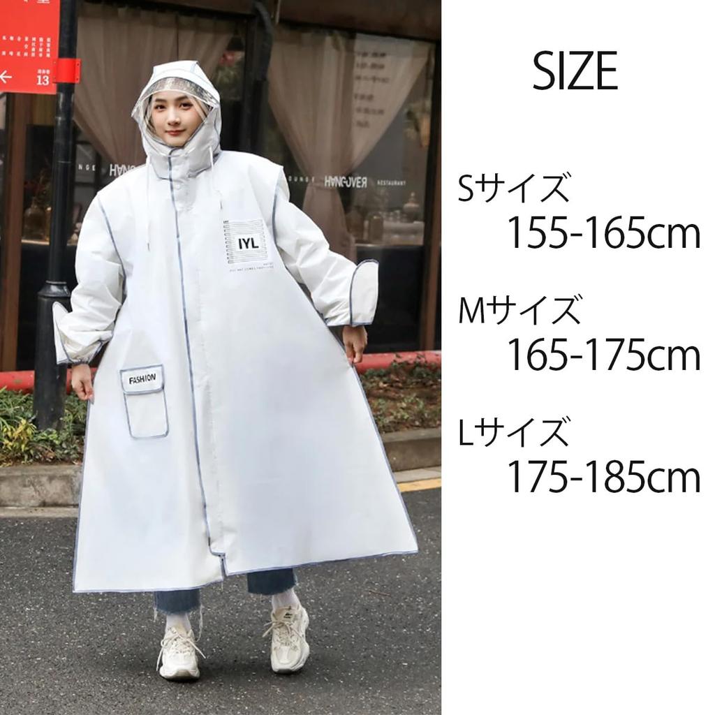 DIVA Rose and EVA Rain Cycling for Commuting and School Size Women's Men's Raincoat, Gear, Backpack, Poncho, Lightweight, Windproof, Waterproof,