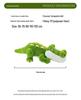 Mr. Crocodile Cartoon Plush Toy – Children's Birthday Gift, Hug Pillow, Home Decoration