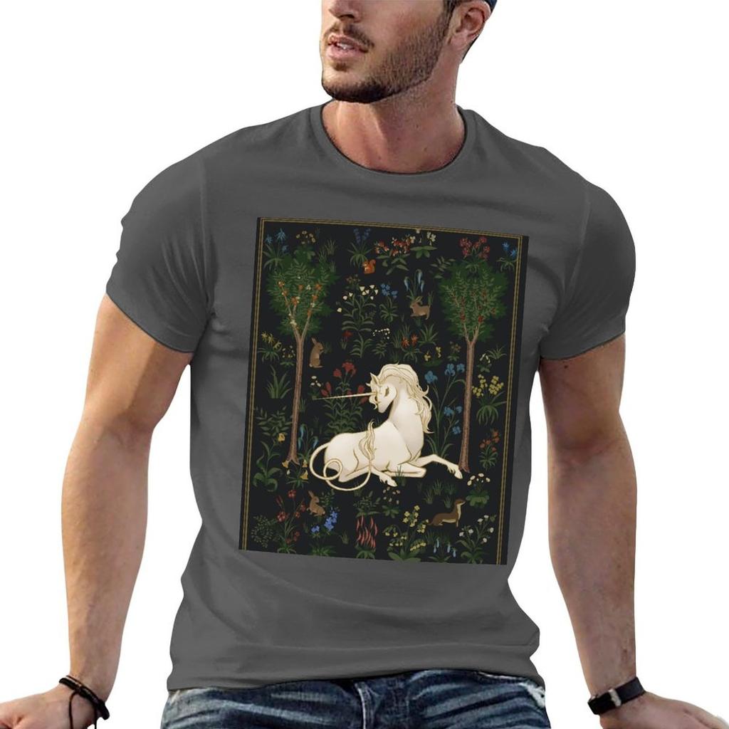 Unicorn Woods Tshirt Fashion Letter Print Tshirt