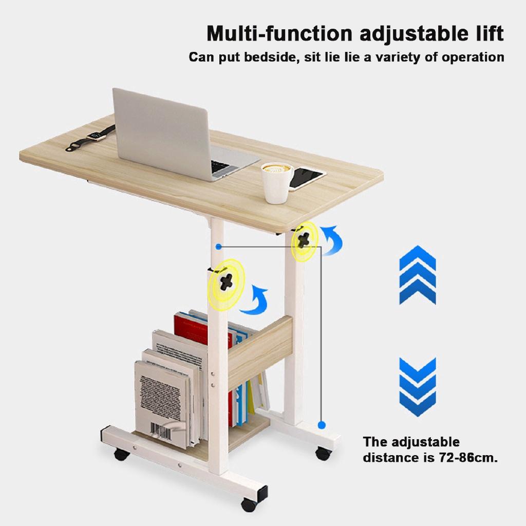 Moveable Bedroom Study Desk Table Laptop Desk Home Bed Lazy Table Bedside Table Student Dormitory