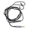 Headphone Cable Fit for IE100 IE400 IE500 with Mic 3.5mm Plug 3.94ft Long Improve Sound Quality Headphone Replacement