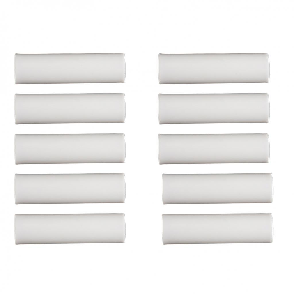 White Plastic Connectors for Tent Poles 16mm Inner Diameter (Pack of 10)