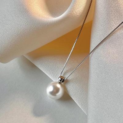 Women's Fashion Round Pearl Bead Necklace