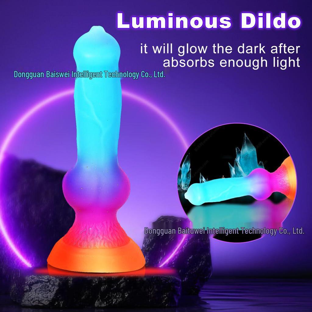 Realistic Alien Dog Silicone Dildo for Women