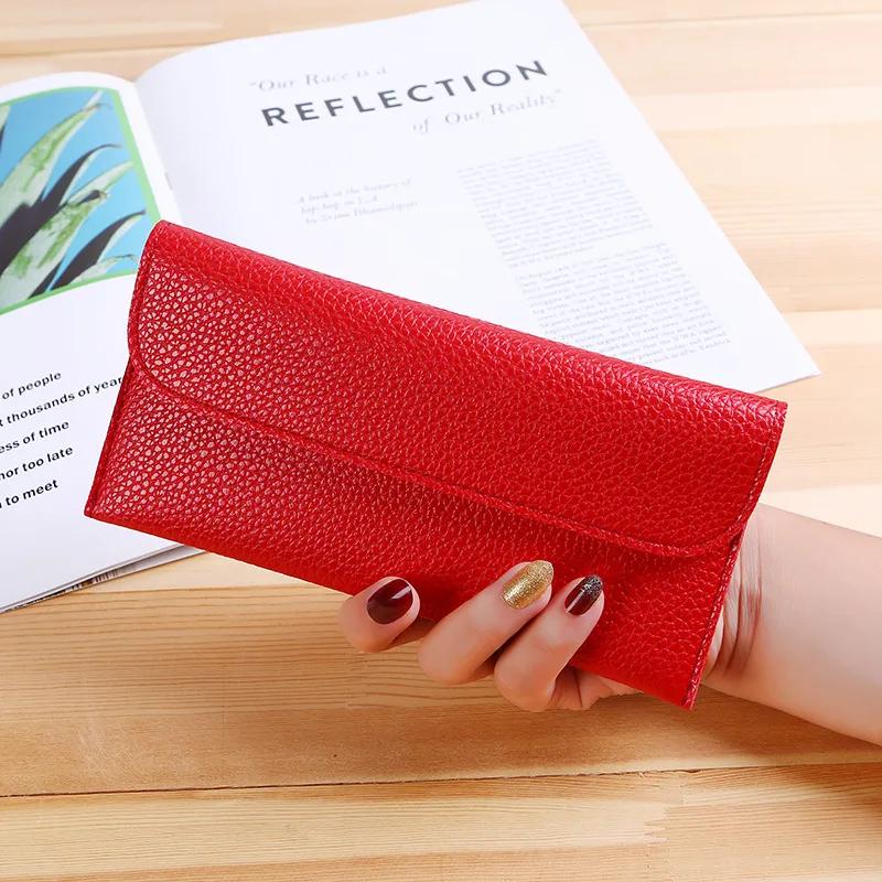 Tragbare Handytaschen Rechteck PU-Leder Handytasche Geburtstagsgeschenke Kartenhalter Damen Geldbörsen Münzfach Geldbörse Geldbörsen