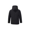 Li Ning Sports Fashion Series Sports Warm Hooded Down Jacket Winter Men Jacket Black AYMR079-1