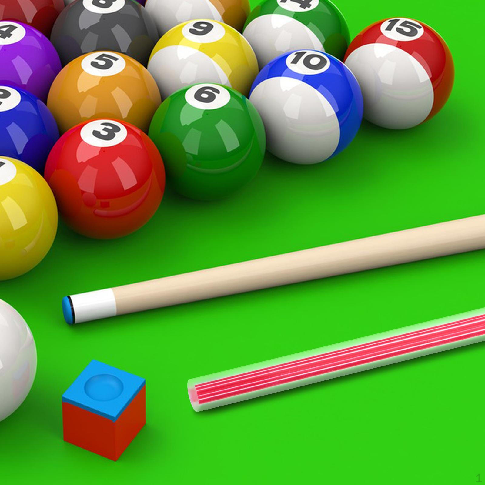 

Acrylic Pool Cue Ferrule 14mm Diameter Professional Tip Repair DIY Lightweight Portable Replacement красный