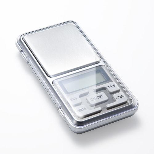 Sanwa Direct Digital Scale, 0.01-500g, with LED Light, Battery Operated, 1 Pc, 400-TST008