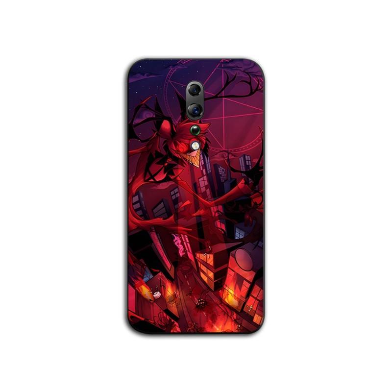 Hazbin Hotels Alastor telefonveske for OPPO Finn X5 X3 X2 A93 Reno 8 7 Pro A74 A72 A53 Soft svart telefondeksel