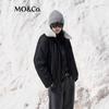 MO&Co. 2024 Winter Detachable Fur Collar Loose Down Jacket