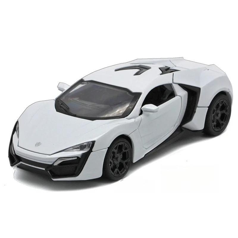1/32 Simulated Alloy Laiken Sports Car Model Car, with Sound and Light Children's Toys, Boys' Holiday Gift Ornaments