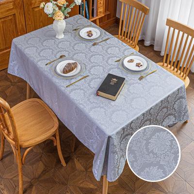 Toalha de Mesa Jacquard Wellington Tecido de Alta Qualidade para Mesa de Centro Toalha de Mesa Pronta Toalha de Mesa Retangular