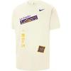 Nike X NBA City Edition Courtside Lakers Alphabet Print Loose Casual Crew Neck Tee Men Tops Light-Yellow FV9274-901