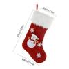 Xmas Stocking with Light Hanging Loops Xmas Stocking Decoration for Holiday Decor Snowman Type