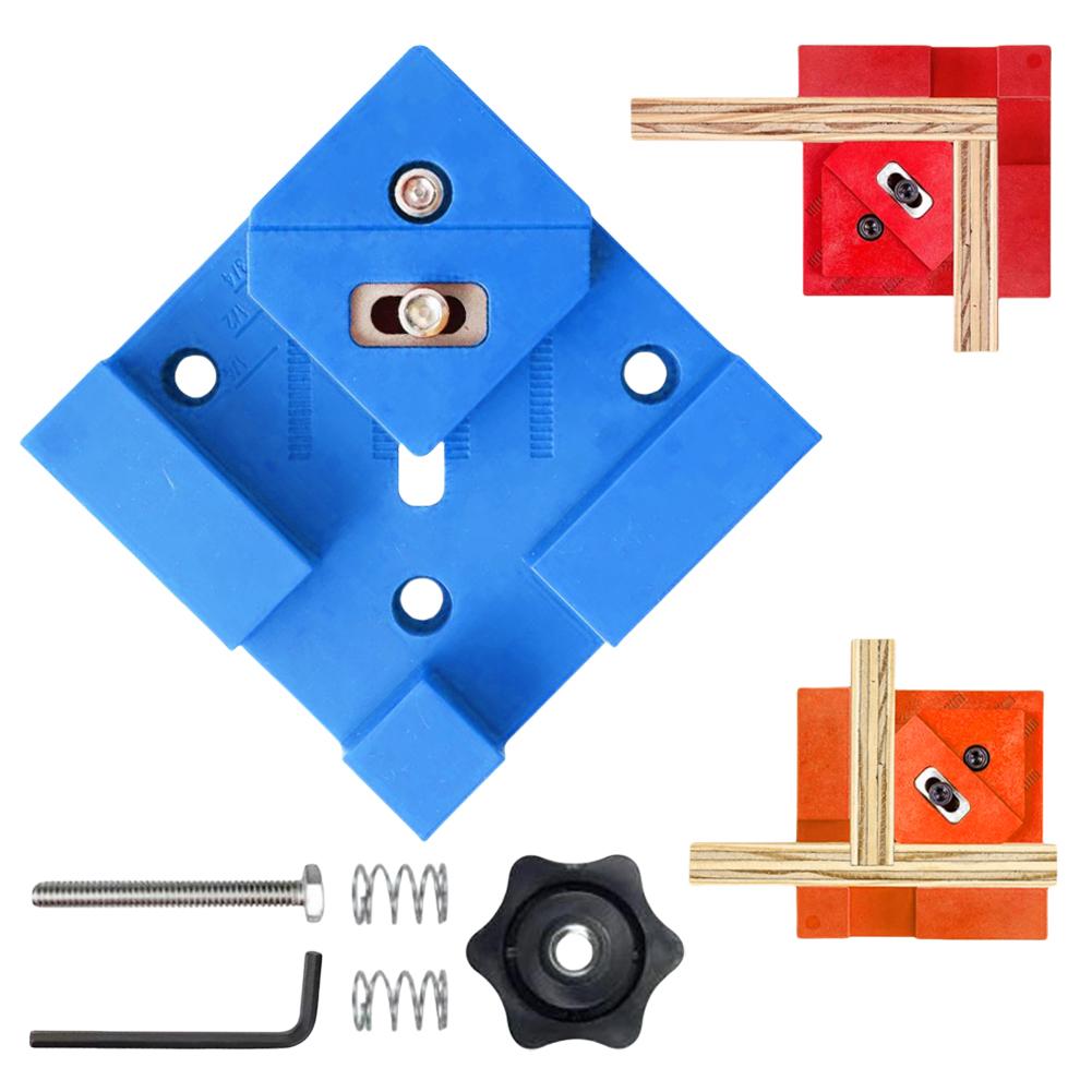 Woodworking Corner Clamp Wear Resist Adjustable Spring Angle Clamp Right Angle Clamp for Photo Framing Glass Holder