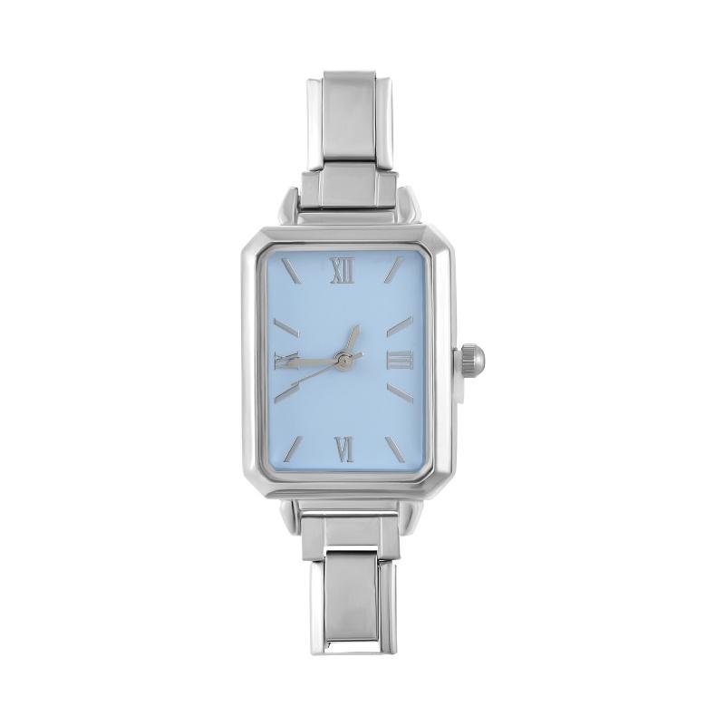 Y2K 9MM Width Italian Charm Round and Square Simple Elastic Watch Bracelets Bangle For Friend Wife Birthday Gift DIY Jewelry