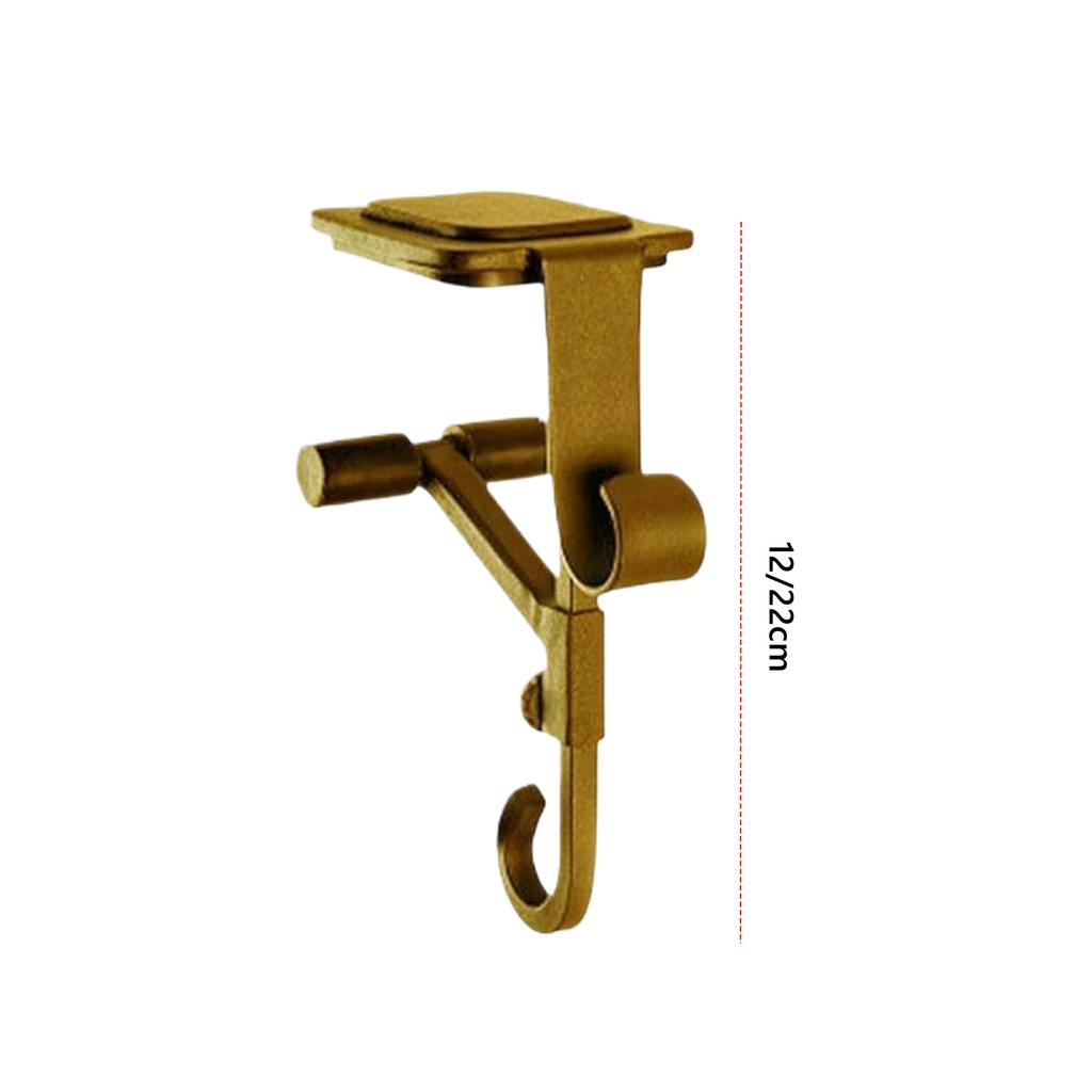 Fireplace Garland Hanger with 2 Metal Hooks Mantel Hanger Adjustable Mantle Hook for Hanging Stocking Garland Balls Fireplace