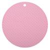 Silicone Honeycomb Round Pot Pad Thermal Insulation Mat Easy To Clean Anti-Slip Design Food-Grade Counter Hot Pad