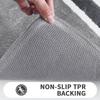 Microfiber Non-Slip Bath Mats for Bathroom Soft Water Absorbent Bathroom Mats Rugs Machine Washable Quick Dry Floor Mats